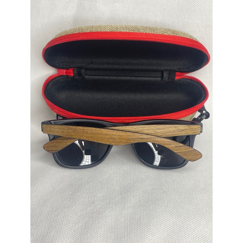 Bass Classic Woodies Sunglasses Brown Wood Panel Floating OSFM Unisex Mod0817 - Picture 13 of 15